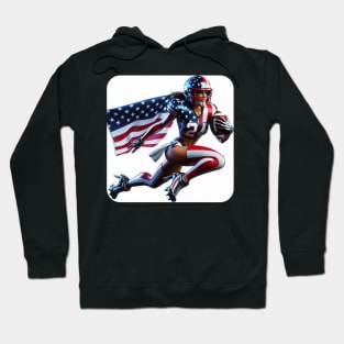 American Woman NFL Football Player #7 Hoodie